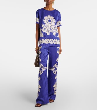 Top en satin à fleurs | Etro