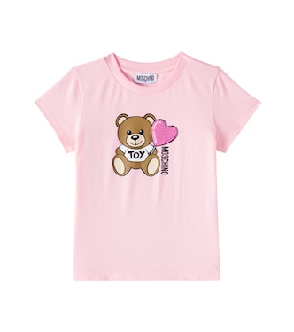 T-Shirt aus einem Baumwollgemisch | Moschino Kids