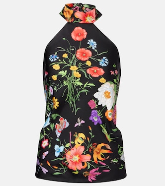 Top aus Seiden-Twill | Gucci