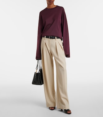 Rio oversized cotton jersey T-shirt | The Frankie Shop