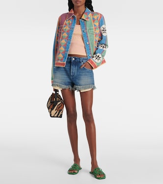 Short Paula's Ibiza Anagram en jean | Loewe