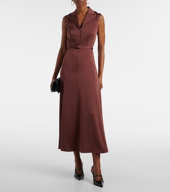 Abito midi in crêpe | Roland Mouret