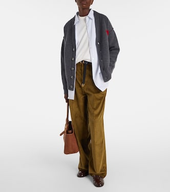 Ami de Cœur virgin wool cardigan | Ami Paris