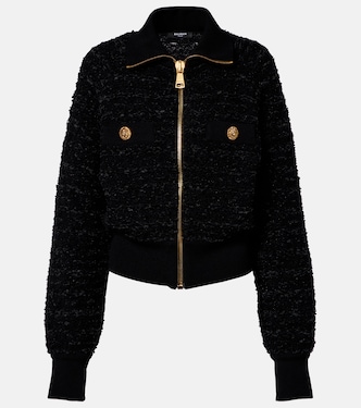Tweed bomber jacket | Balmain