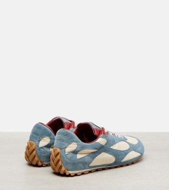 Orbit Flash suede-trimmed sneakers | Bottega Veneta