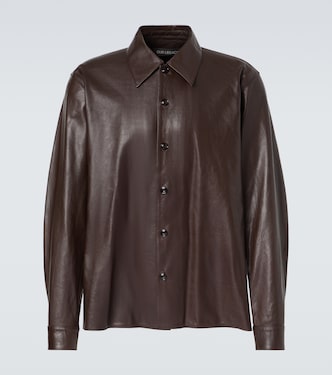 Hemdjacke Welding aus Leder | Our Legacy