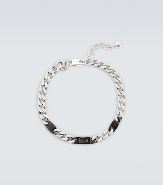 Gucci Interlocking sterling silver chain bracelet | Gucci