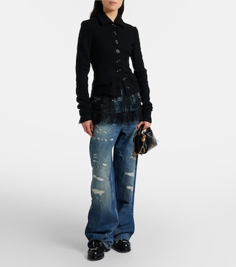 Tote Bag Vittoria Small aus Leder | Dolce&Gabbana