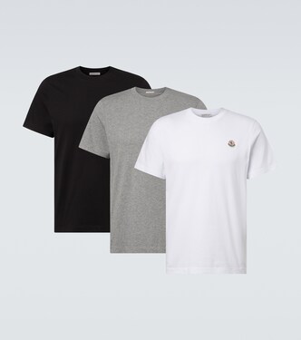 Set of 3 cotton jersey T-shirts | Moncler