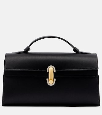 Symmetry Small satin top-handle bag | Savette