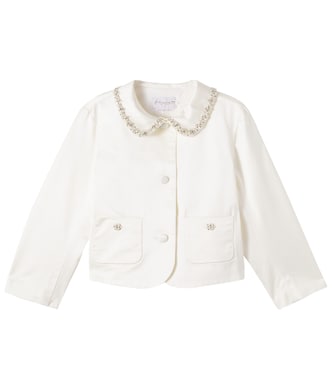 Laelia embellished cotton-blend jacket | Bonpoint