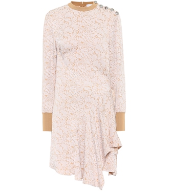 Asymmetric jacquard dress | Chloé