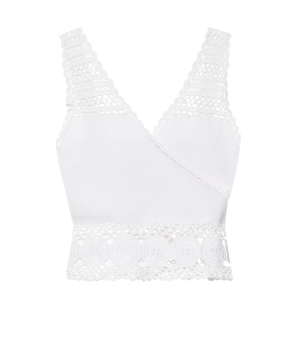 Top raccourci en coton mélangé | Simkhai
