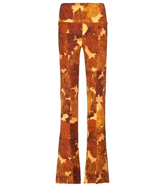 Bedruckte High-Rise Leggings Spat | Norma Kamali