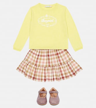 Pullover Alpin in misto cotone con logo | Bonpoint
