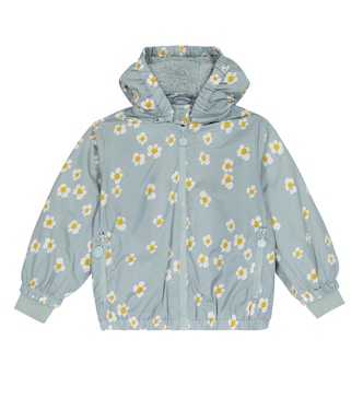 Bedruckte Jacke mit Faux Fur | Stella McCartney Kids