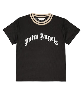 Bedrucktes T-Shirt aus Mesh | Palm Angels Kids
