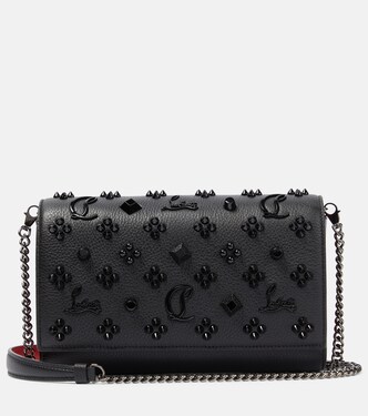 Paloma leather wallet on chain | Christian Louboutin