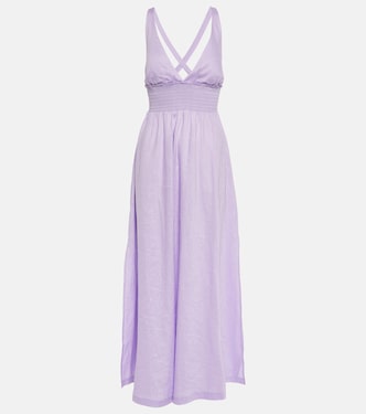 Lake Garda linen maxi dress | Heidi Klein