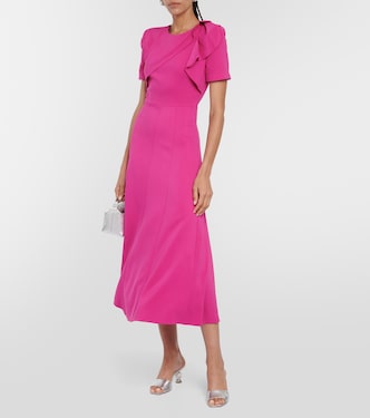 Asymmetrical midi dress | Roland Mouret