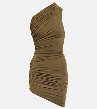 One-shoulder jersey minidress | Entire Studios
