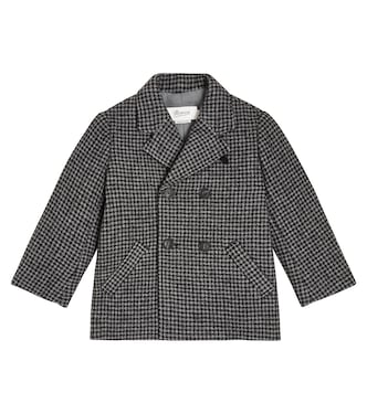 Manteau Dali en laine mélangée à carreaux | Bonpoint