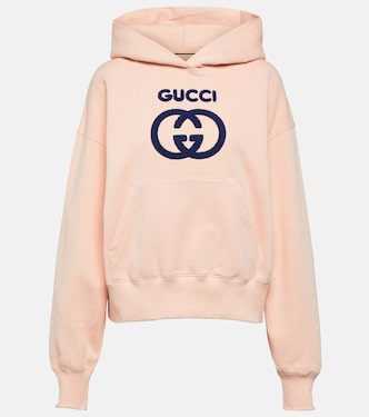 Sudadera de jersey de algodón con GG | Gucci