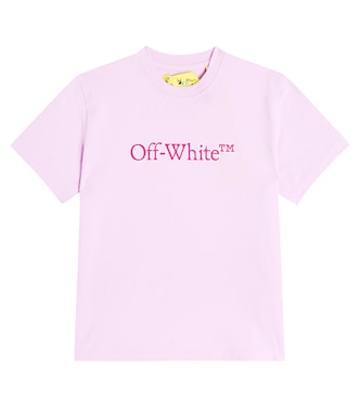 Camiseta de jersey de algodón con logo | Off-White Kids