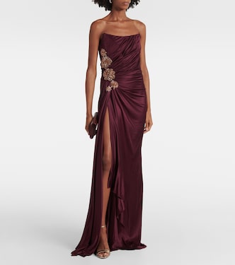 Robe longue Milia à ornements | Costarellos
