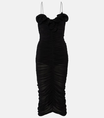 Abito midi in jersey con balze | Magda Butrym