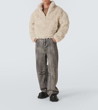 Chaqueta Fluffy de borrego sintético | Entire Studios