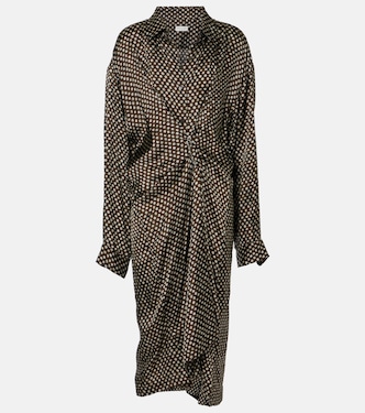 Robe midi Delicks imprimée | Dries Van Noten