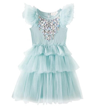 Glittering Glaciers embellished tulle dress | Tutu Du Monde