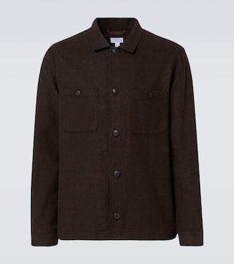 Hemdjacke aus Baumwolle | Sunspel