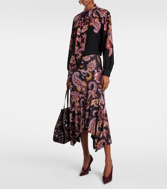 Schluppenbluse aus Seide | Etro
