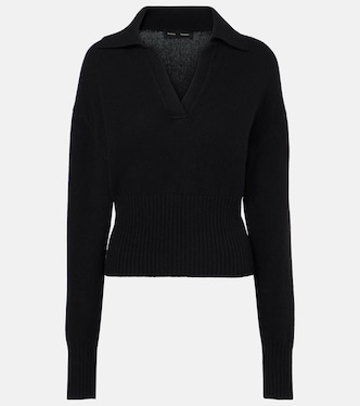 Jeanne cashmere and wool polo sweater | Proenza Schouler