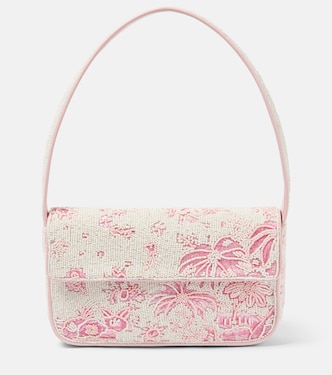Tommy beaded shoulder bag | Staud