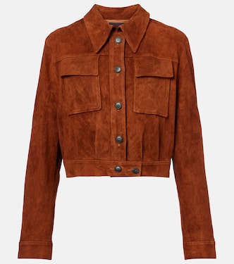 Leoncino cropped leather jacket | Stouls