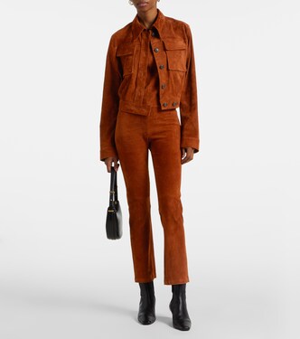 Giacca cropped Leoncino in pelle | Stouls