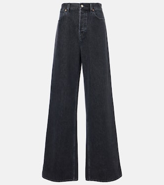 High-Rise Wide-Leg Jeans | Gucci