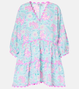 Floral cotton minidress | Juliet Dunn