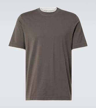 T-Shirt aus Baumwoll-Jersey | Brunello Cucinelli