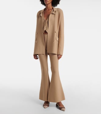 Pantalon évasé en laine vierge | Gabriela Hearst