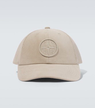 Bestickte Baseballcap aus Cord | Stone Island