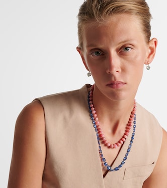 Collier en or blanc 18 ct, perles et diamants | Ileana Makri