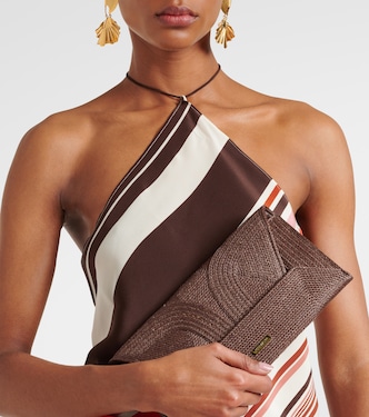 Clutch Vacanza Small aus Raffiabast | Aquazzura