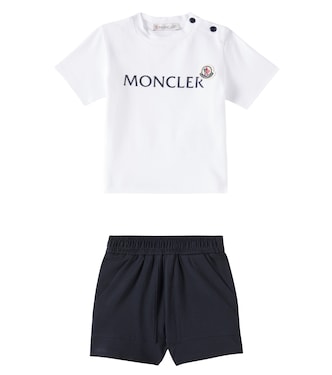 Baby - T-shirt e shorts in misto cotone | Moncler Enfant