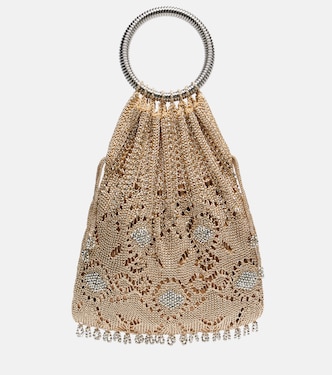 Bolso de croché de lamé con cuentas | Rabanne