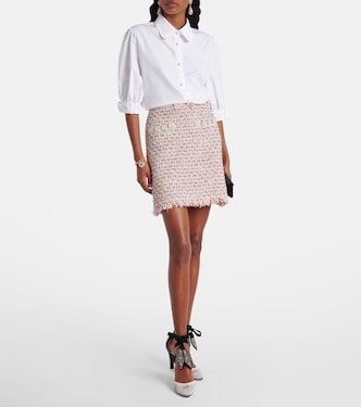 Bow-detail cotton poplin shirt | Valentino