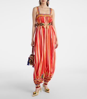 Printed cotton jumpsuit | Dolce&Gabbana